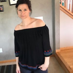 LOFT off the shoulder shirt